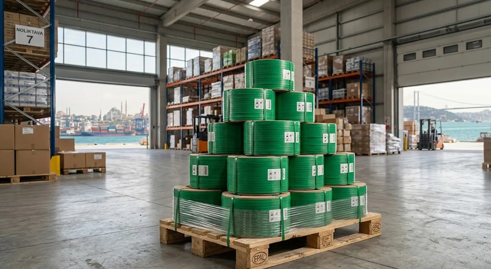 PET Strapping Band Exporter Turkey — Greenstrix Industrial Packaging